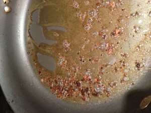 Scrape the pan and deglaze for tons of flavor