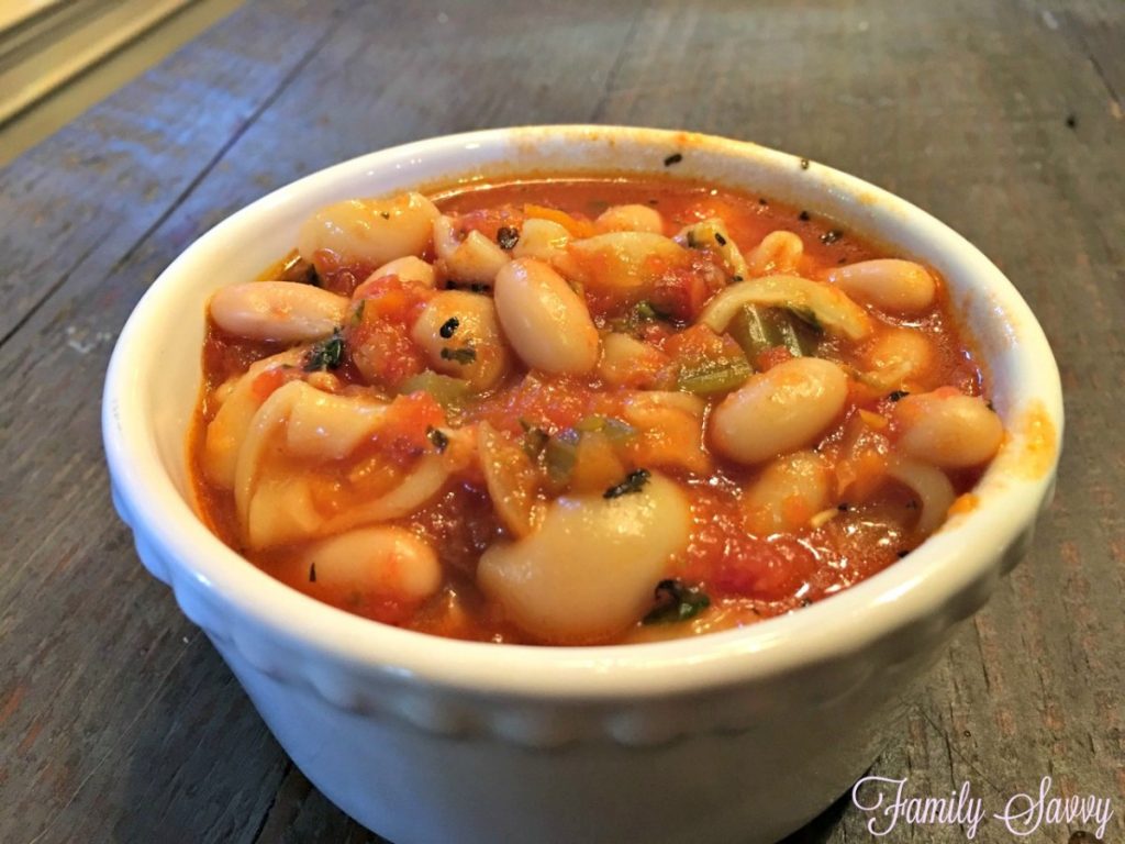 minestrone soup in minutes {instant pot}