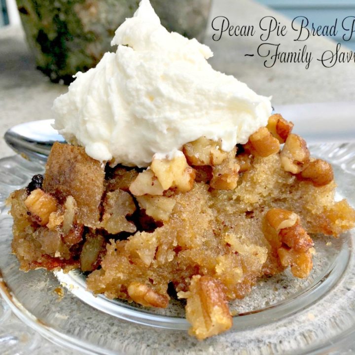 pecan pie bread pudding
