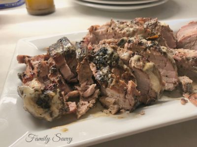 Pork Tenderloin with Alabama White Sauce Au Jus