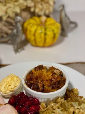 Ruth's Chris sweet potato casserole recipe from Family Savvy