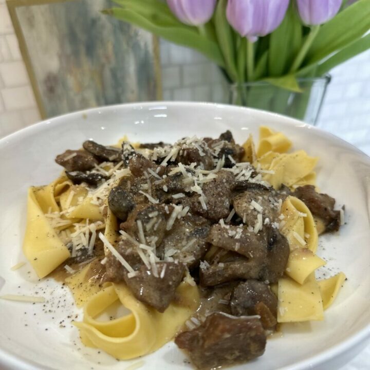 French onion beef tips