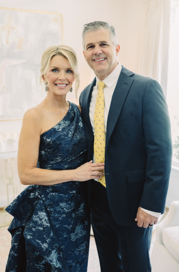 Jamie Tarence, the founder of Family Savvy, and Zane Tarence at their daughter's wedding