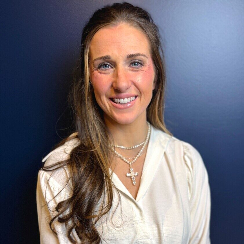 Headshot of Ellie Hiller, author of To Whom Shall I Go